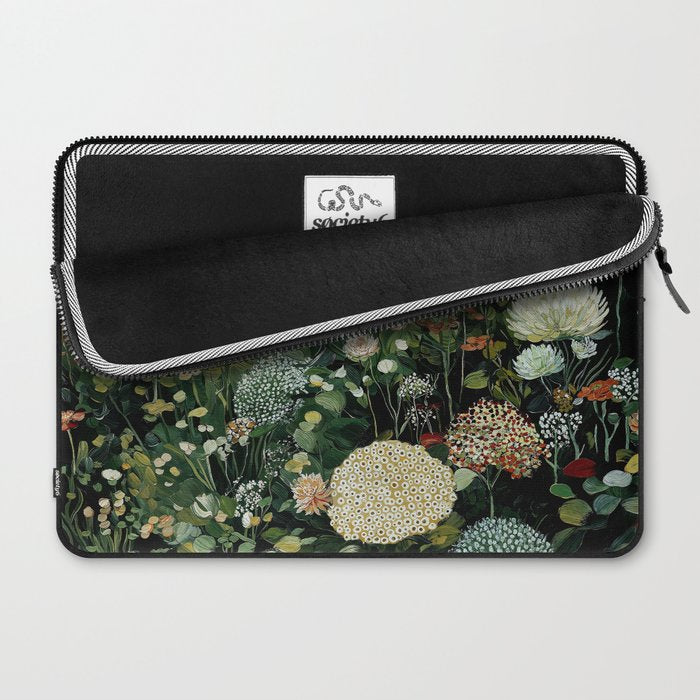 Floral Painting Fall Decor Japanese Wall Art Autumn Botanical Japandi Poster sage green Wall Art Laptop Sleeve Gallery Image 2