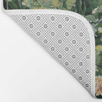 Floral Painting Fall Decor Japanese Wall Art Autumn Botanical Japandi Poster sage green Wall Art Bath Mat Gallery Image 2