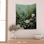 Floral Painting Fall Decor Japanese Wall Art Autumn Botanical Japandi Poster sage green Wall Art Wall Tapestry Gallery Image 2