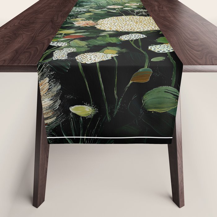 Floral Painting Fall Decor Japanese Wall Art Autumn Botanical Japandi Poster sage green Wall Art Table Runner Gallery Image 1