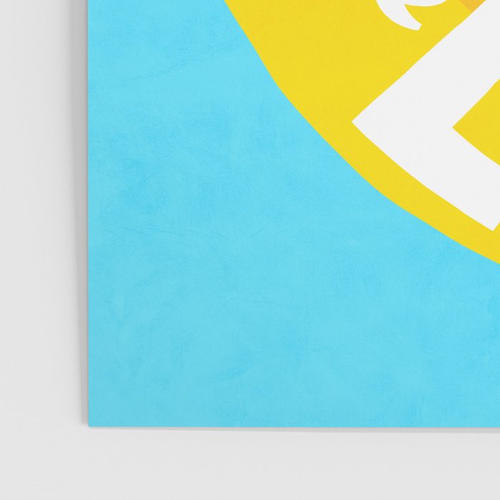Big fruit Banana with 'Peel the love' typographic pun Poster Gallery Image 3