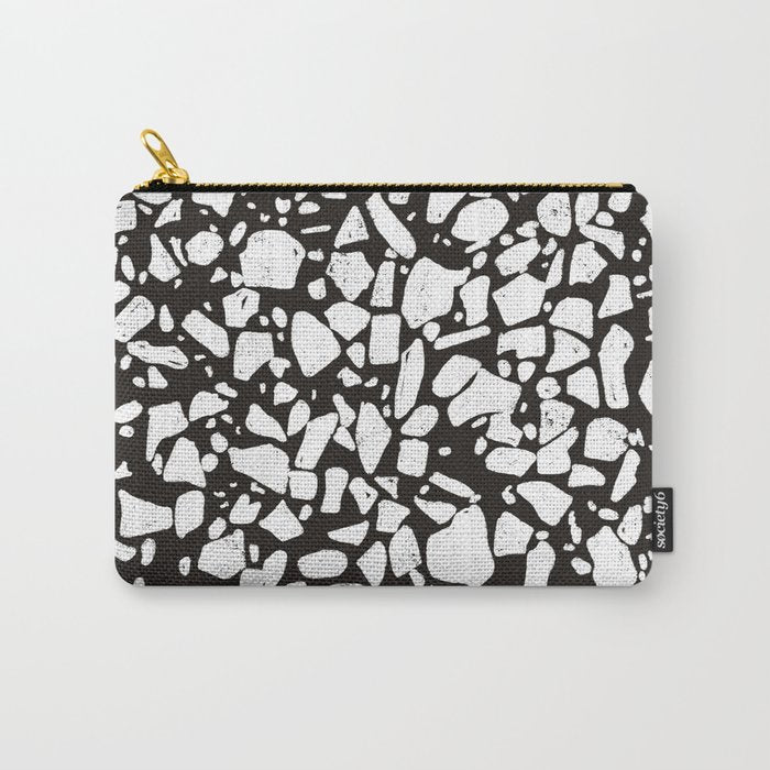 Black marble Carry All Pouch Gallery Image 1