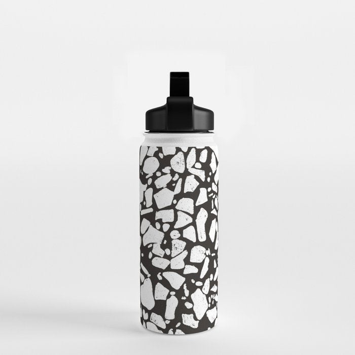 Black marble Water Bottle Gallery Image 2