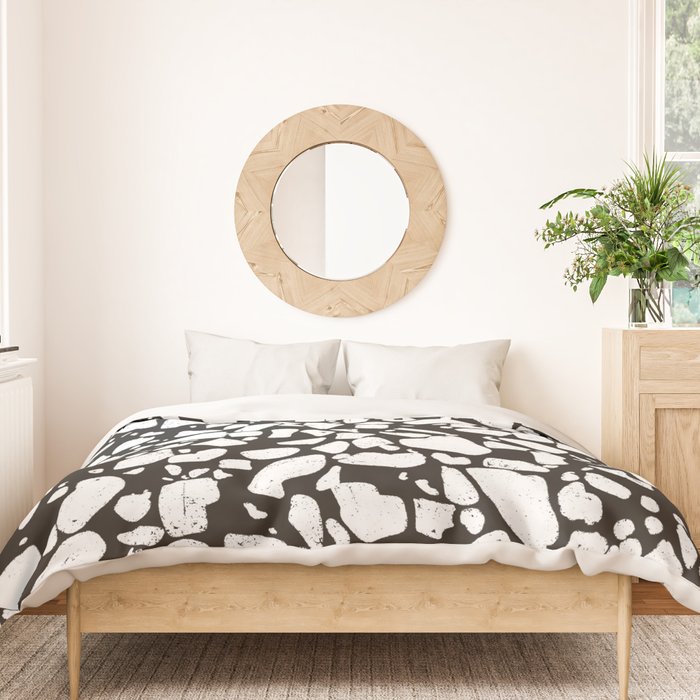 Black marble Duvet Cover Gallery Image 3