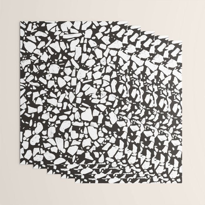 Black marble Wrapping Paper Gallery Image 3