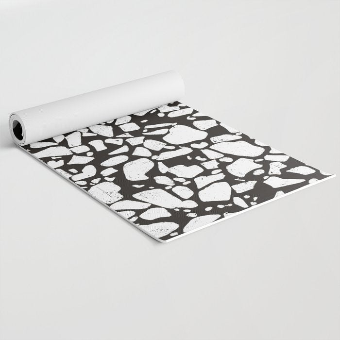 Black marble Yoga Mat Gallery Image 2