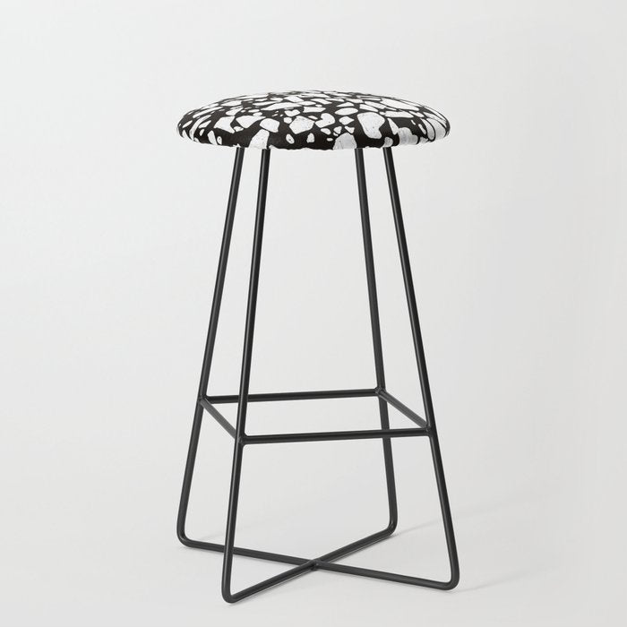 Black marble Stool Gallery Image 1