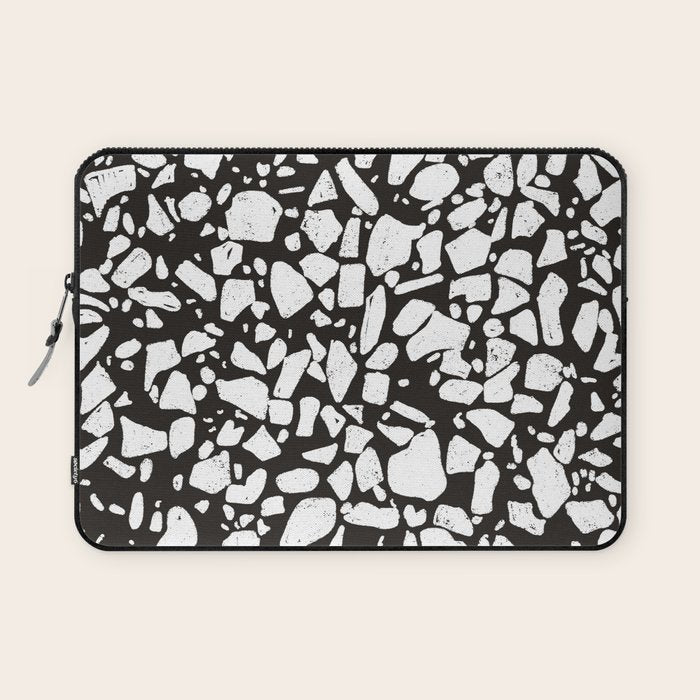 Black marble Laptop Sleeve Gallery Image 1