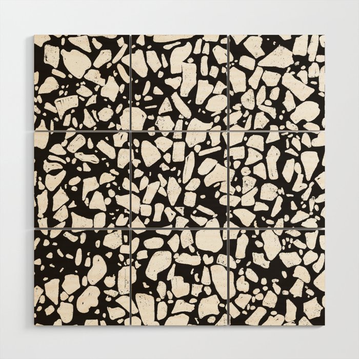 Black marble Wood Wall Art Gallery Image 1