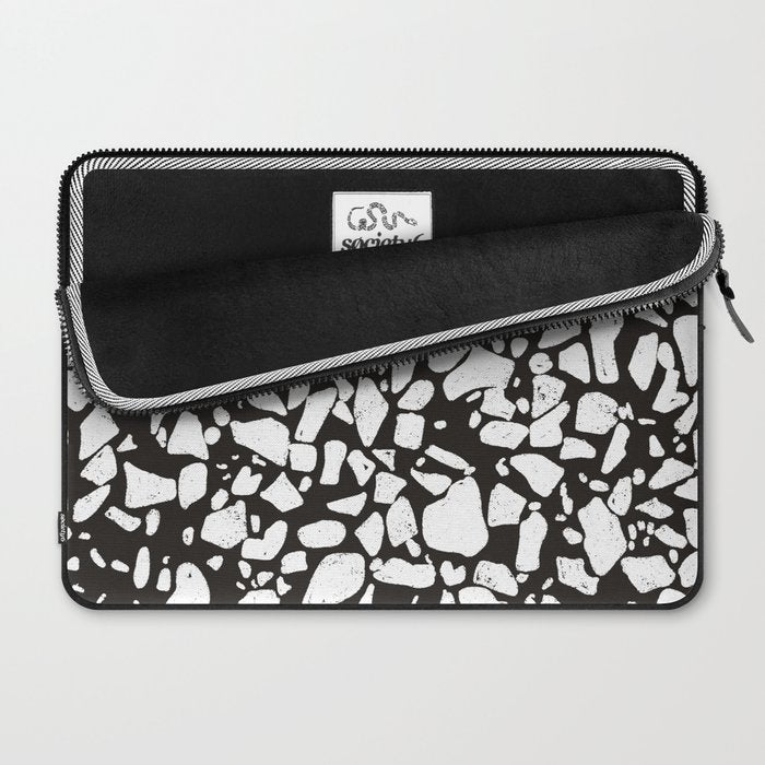 Black marble Laptop Sleeve Gallery Image 2