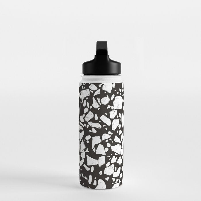 Black marble Water Bottle Gallery Image 3