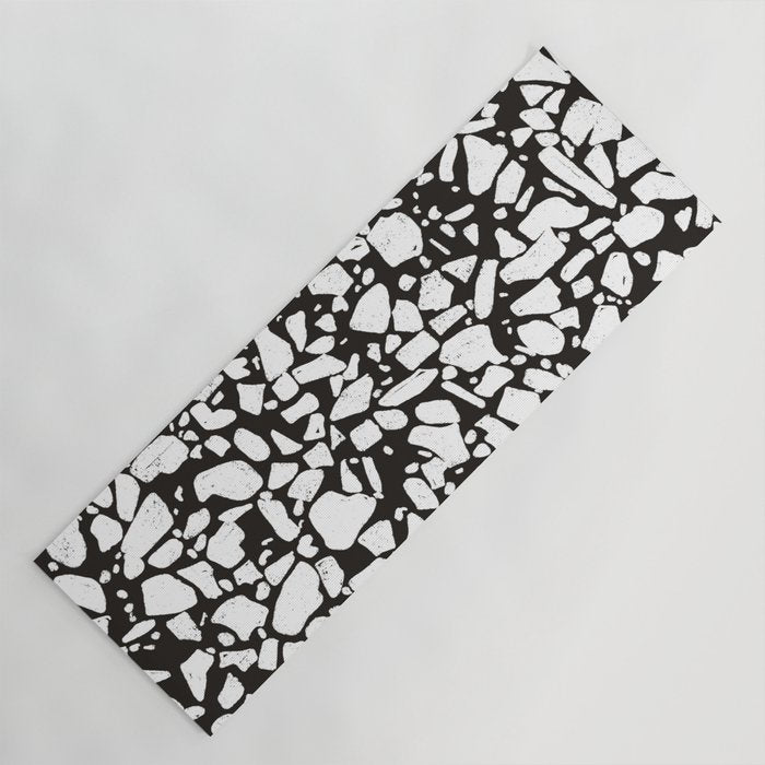 Black marble Yoga Mat Gallery Image 1