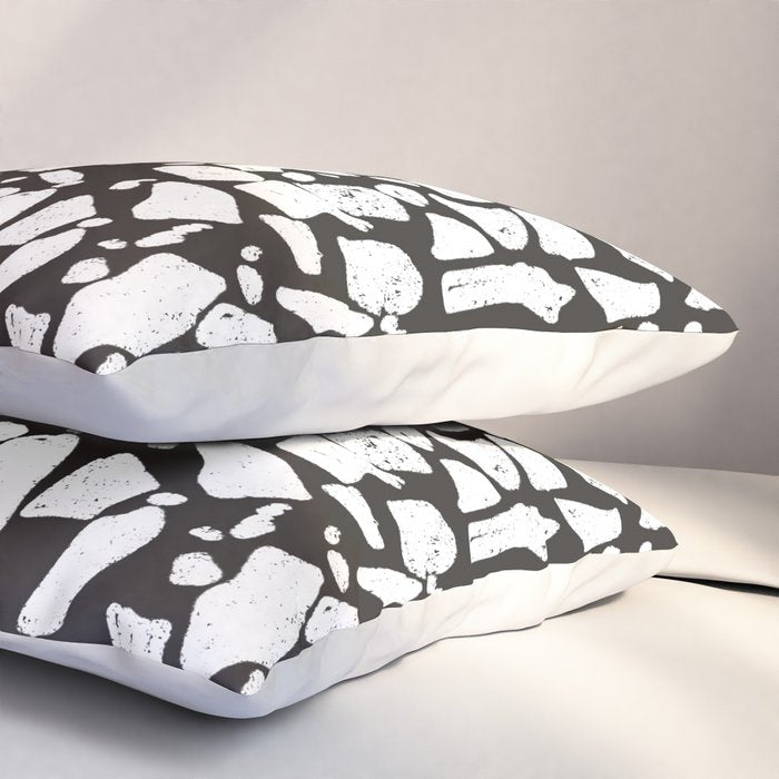 Black marble Pillow Sham Gallery Image 3