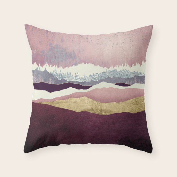 Raspberry Hills Throw Pillow Gallery Image 1