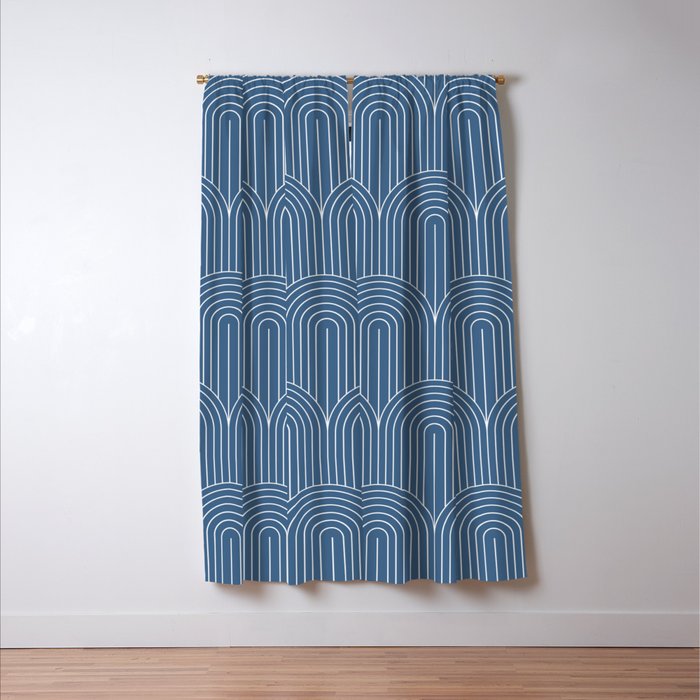Art Deco Arch Pattern XXIX Window Curtain Gallery Image 3