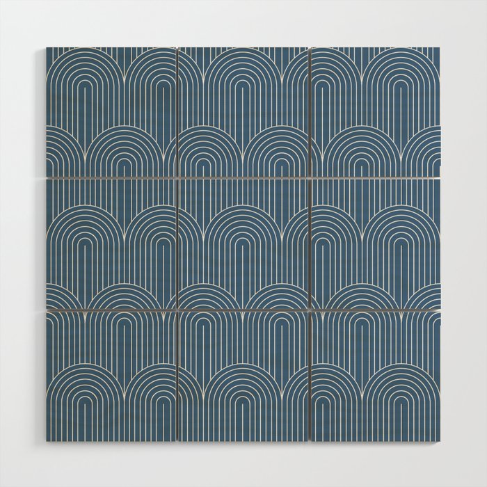 Art Deco Arch Pattern XXIX Wood Wall Art Gallery Image 1