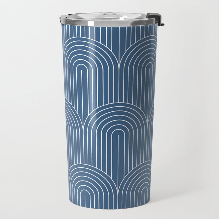Art Deco Arch Pattern XXIX Travel Mug Gallery Image 2