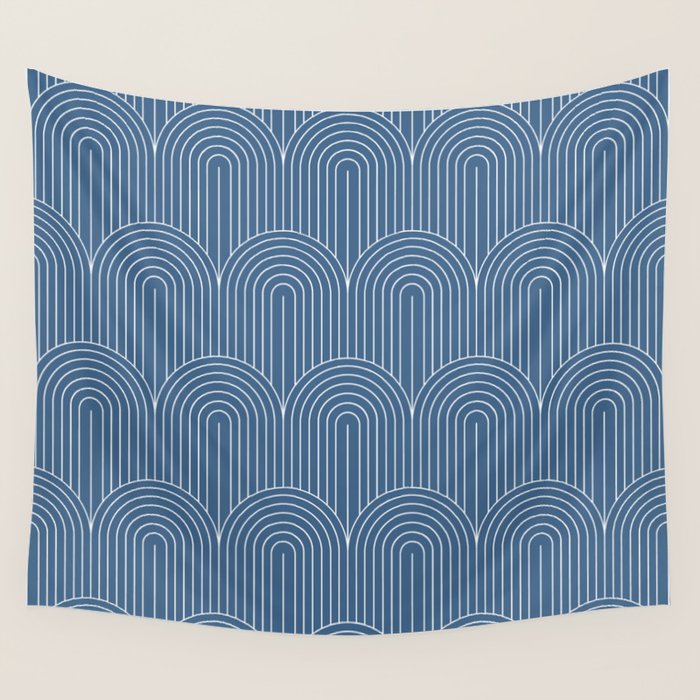 Art Deco Arch Pattern XXIX Wall Tapestry Gallery Image 1