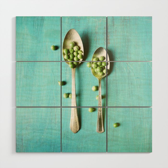 Give Peas a Chance Wood Wall Art Gallery Image 1