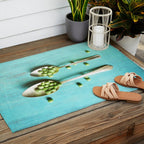 Give Peas a Chance Outdoor Rug Gallery Image 2