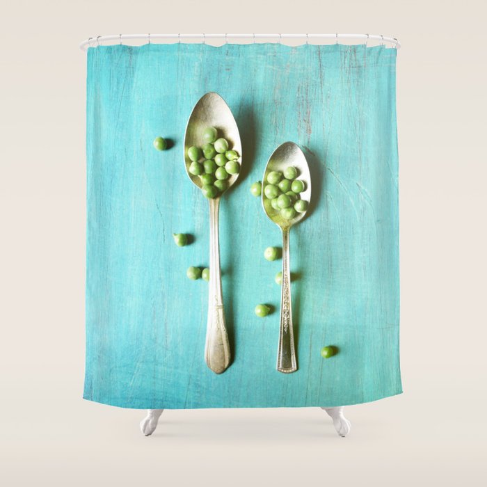 Give Peas a Chance Shower Curtain Gallery Image 1