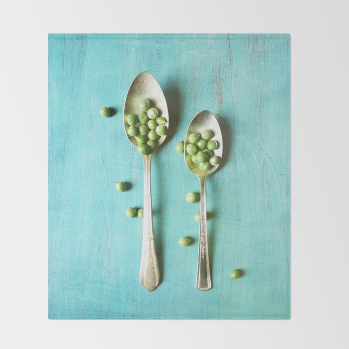 Give Peas a Chance Throw Blanket Gallery Image 2