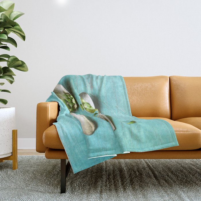 Give Peas a Chance Throw Blanket Gallery Image 1
