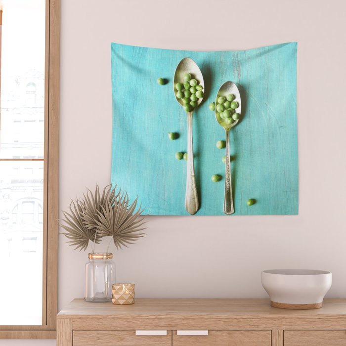 Give Peas a Chance Wall Tapestry Gallery Image 2