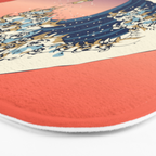 The Great Wave of Pug Bath Mat Gallery Image 3