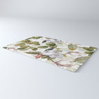 Vintage & Shabby Chic - Spring Flowers Magnolia Botanical Garden Rug Gallery Image 3