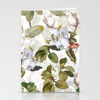 Vintage & Shabby Chic - Spring Flowers Magnolia Botanical Garden Stationery Card Gallery Image 2
