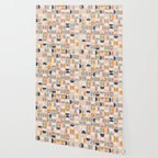 Mid Century Modern organic geometric pattern 1 Wallpaper Gallery Image 2