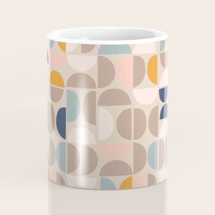 Mid Century Modern organic geometric pattern 1 Coffee Mug Gallery Image 4