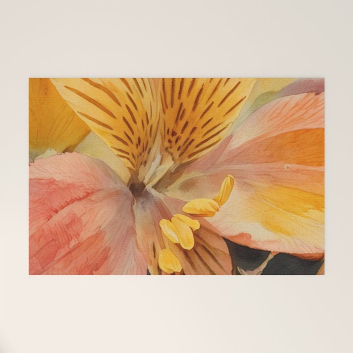 Lily of the Incas Welcome Mat