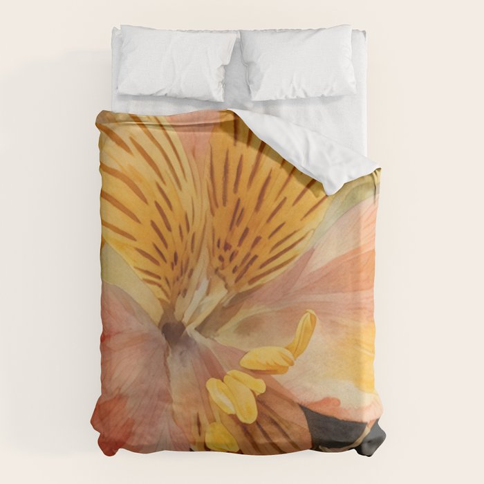 Lily of the Incas Duvet Cover