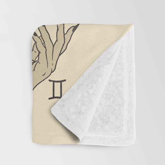 Gemini, The Twins Throw Blanket Gallery Image 3