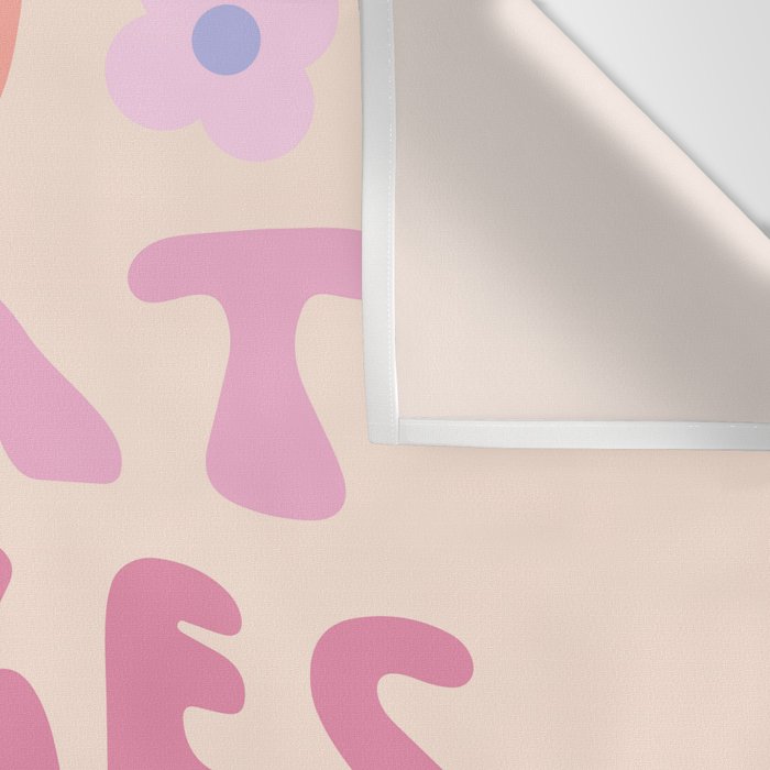 Danish Pastel Retro Inspirational Quote Wall Tapestry Gallery Image 3