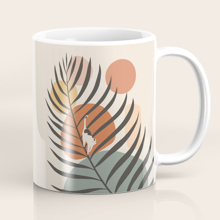Cat and Plant 32 Coffee Mug Gallery Image 1