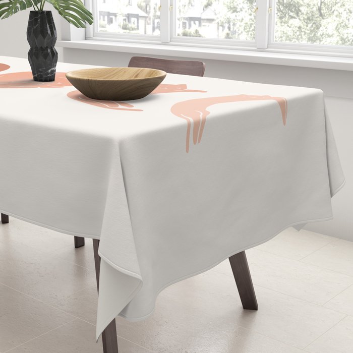 Cat Landscape 142: Cat Moon Tablecloth Gallery Image 3