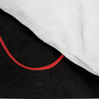 Red Black White Abstract Modern Vector Art Comforter Gallery Image 4