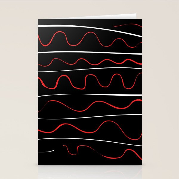 Red Black White Abstract Modern Vector Art Stationery Card Gallery Image 2