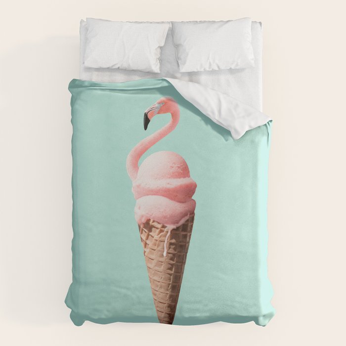 FLAMINGO CONE Duvet Cover Gallery Image 1