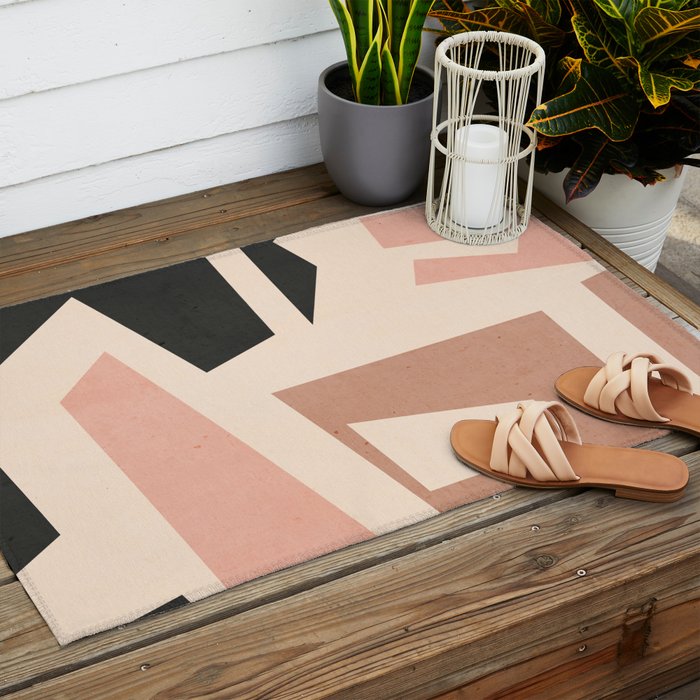 Minimal Abstract Art 53 Outdoor Rug Gallery Image 2