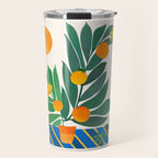 Summer's End With Oranges Travel Mug Gallery Image 1