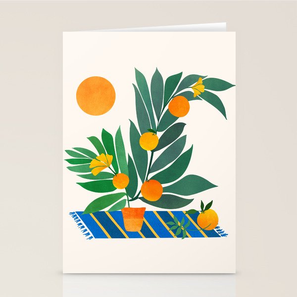 Summer's End With Oranges Stationery Card Gallery Image 2