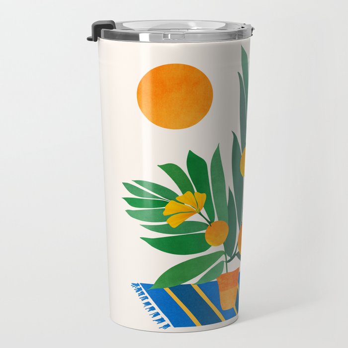 Summer's End With Oranges Travel Mug Gallery Image 3