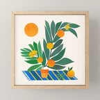 Summer's End With Oranges Mini Art Print Gallery Image 1