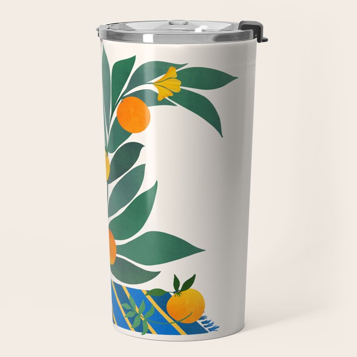 Summer's End With Oranges Travel Mug Gallery Image 2
