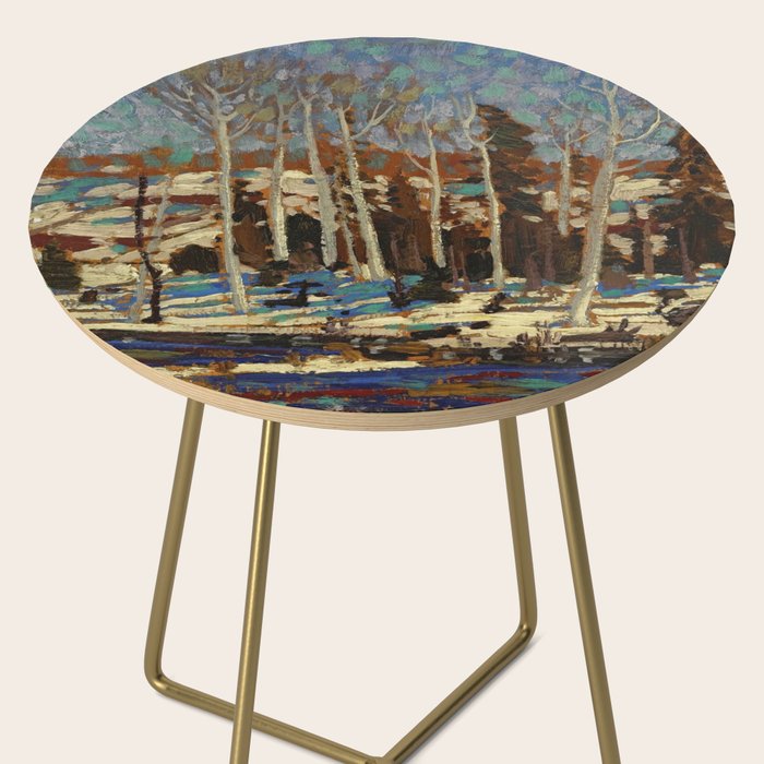 Tom Thomson March 1916 Canadian Landscape Artist Side Table Gallery Image 2
