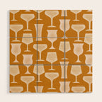 Cocktail Glasses - Amalfi Coast Cocktails Wood Wall Art Gallery Image 1